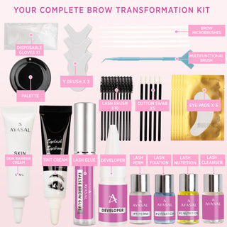 AYASAL DIY Brow Lamination & Tint Kit