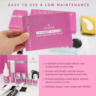 AYASAL DIY Brow Lamination & Tint Kit